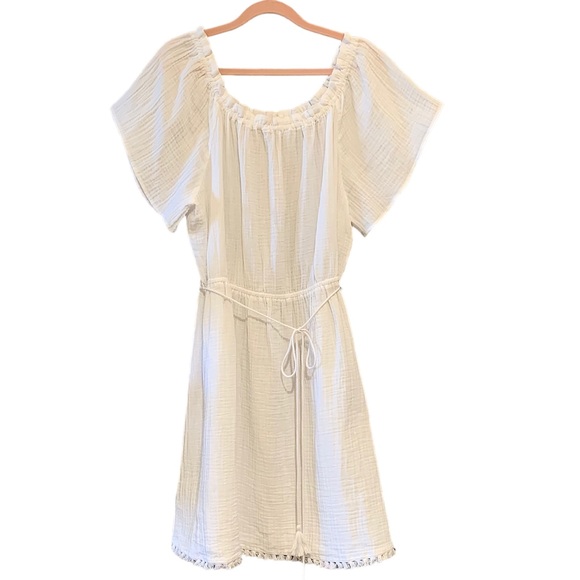 LOFT Dresses & Skirts - Ann Taylor LOFT 100% cotton white dress